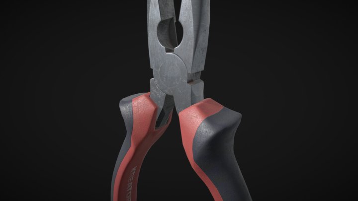KREATOR Pliers - Game Ready Asset 3D Model