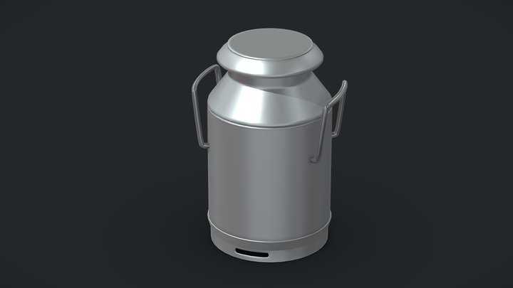 FMB_ Milk Can_01 3D Model