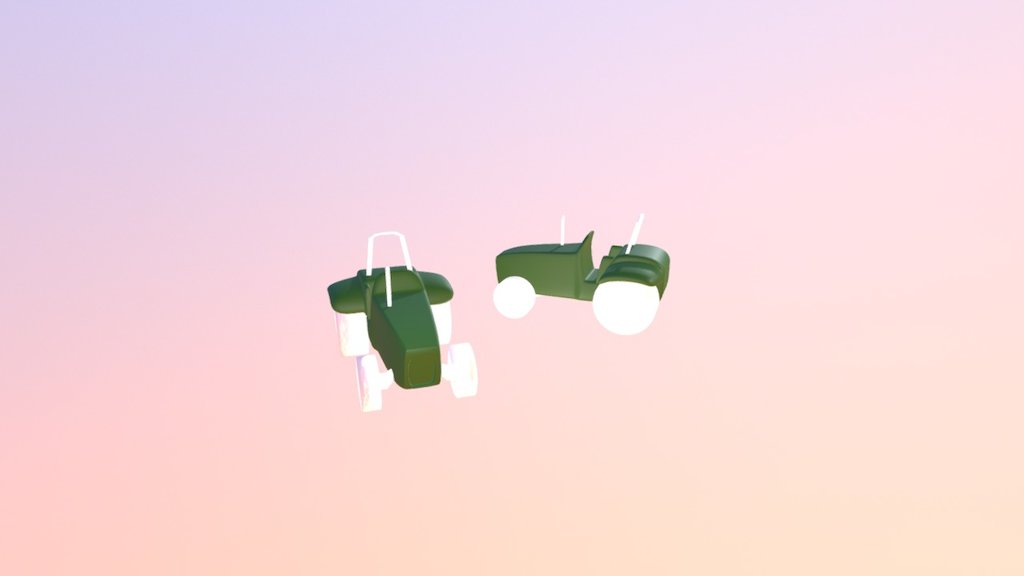Low-Poly Tractor Test