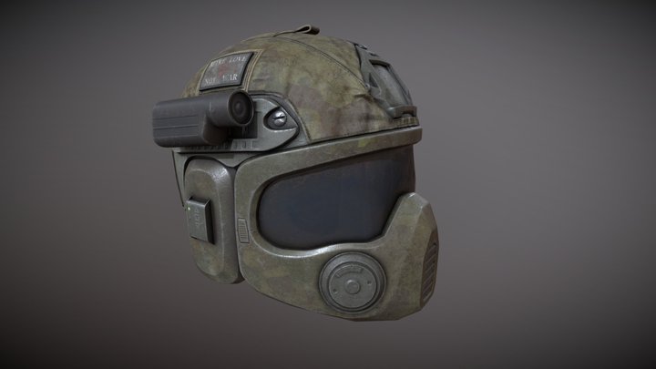 Special forces combat helmet 3D Model