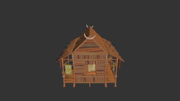 Hut 3D Model