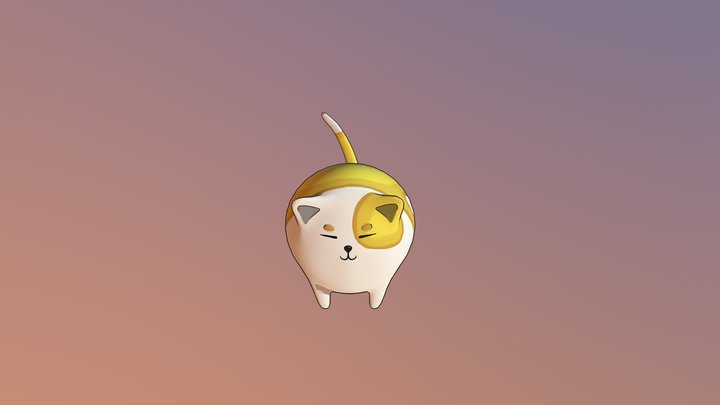 Cat (Animated) 3D Model