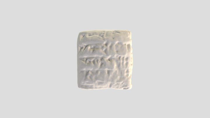 Cuneiform Tablet VDL 5 3D Model