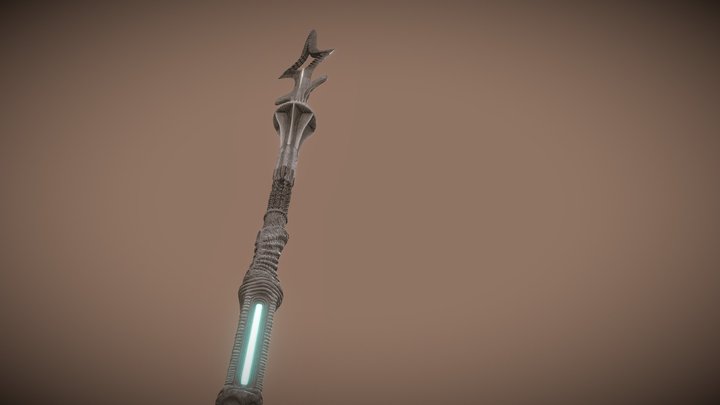 Symbiotic Spear 3D Model