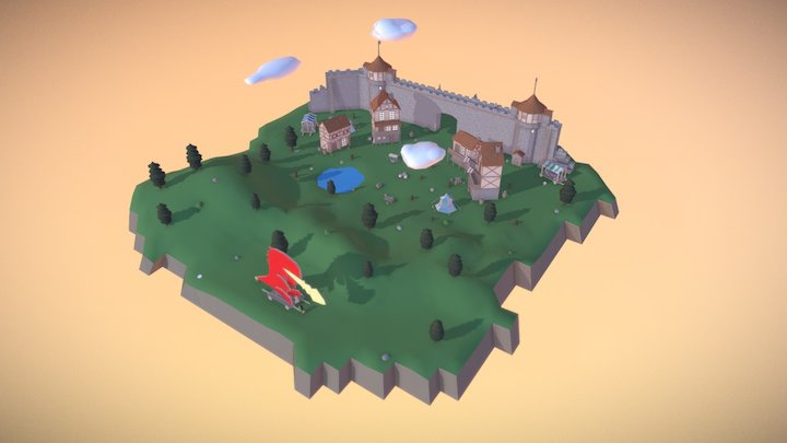 Trolling Around 3D Model