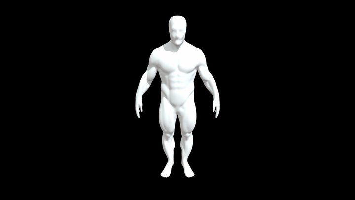 Human Base Mesh 01 3D Model