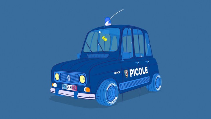 4L_police 3D Model