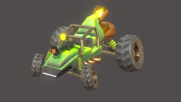 The Master Kart 3D Model