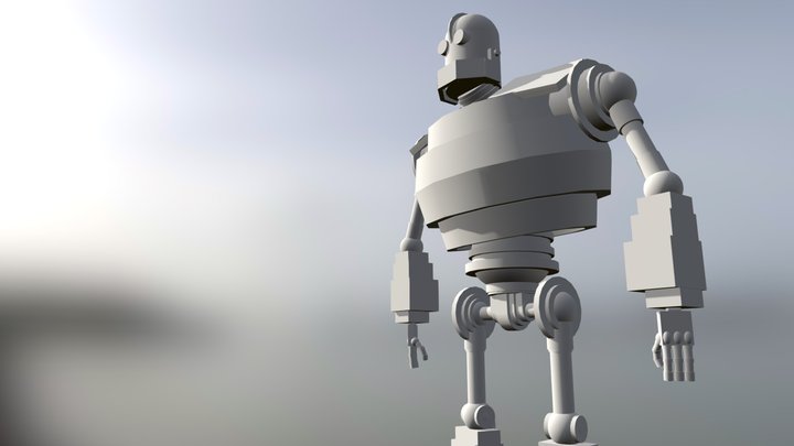 EL GIgante de Hierro 3D Model
