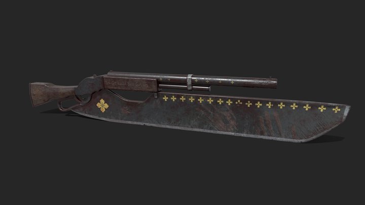 Gun Sword 3D Model