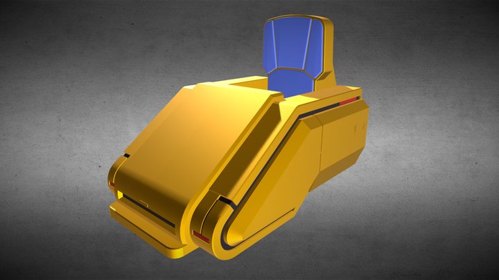Xavier Hover Chair 3D Model
