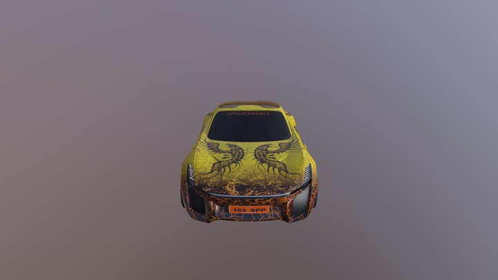 X-TAON Art Car Contest  _ Eagle One 3D Model