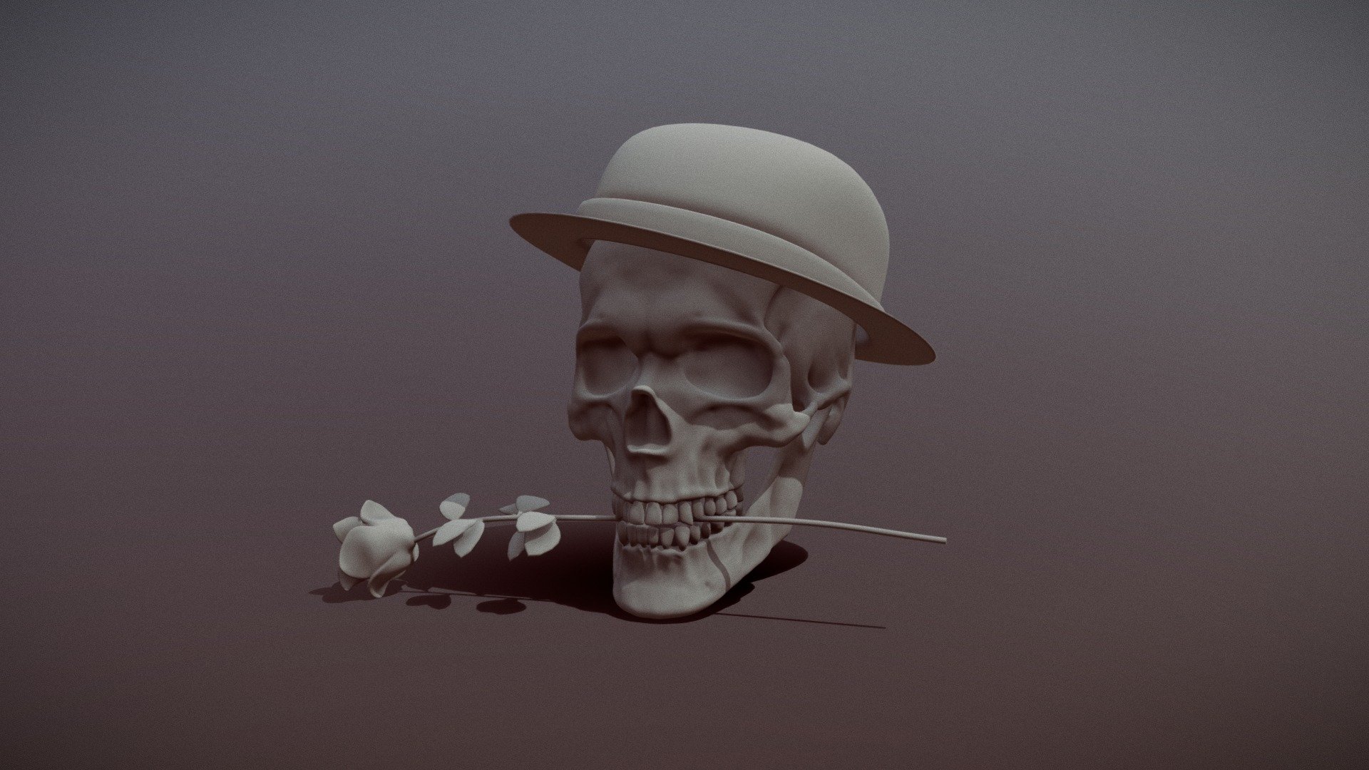 Romantic Skull