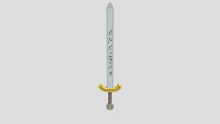 3DModel + Battle Knight Sword  MythicCraft Minecraft Marketplace