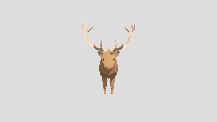 Stag 3D Model