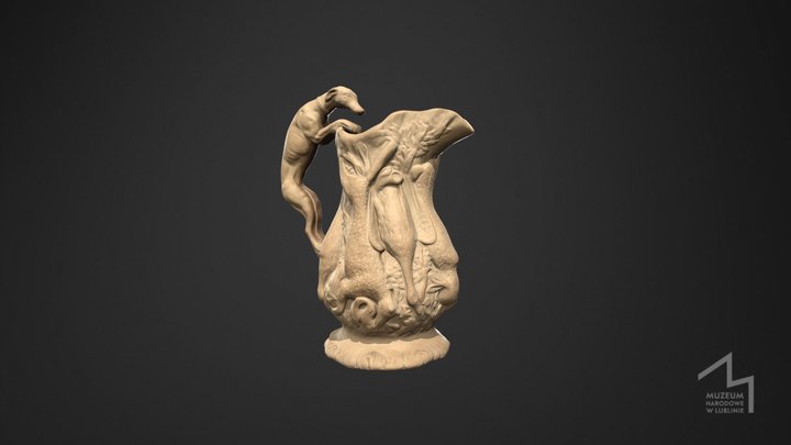 Dzbanek myśliwski 3D Model