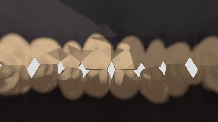 Sinking Iron Monster Teeth – Free 3D Model STL