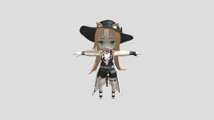 [Arknights] Swire the Elegant Wit Chibi 3D Model