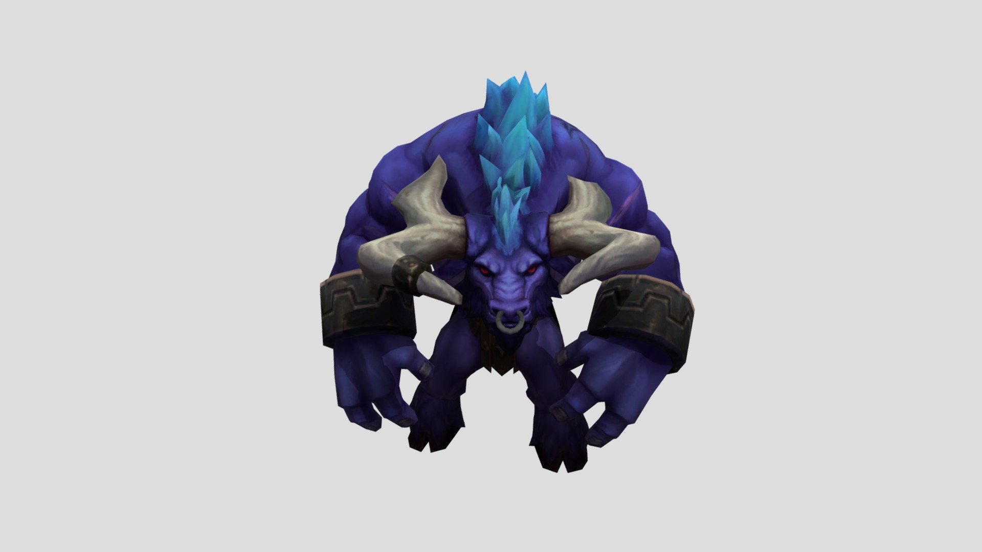 Blackfrost Duo - Alistar and Renekton Splash art :: Behance, image size:1920x1080