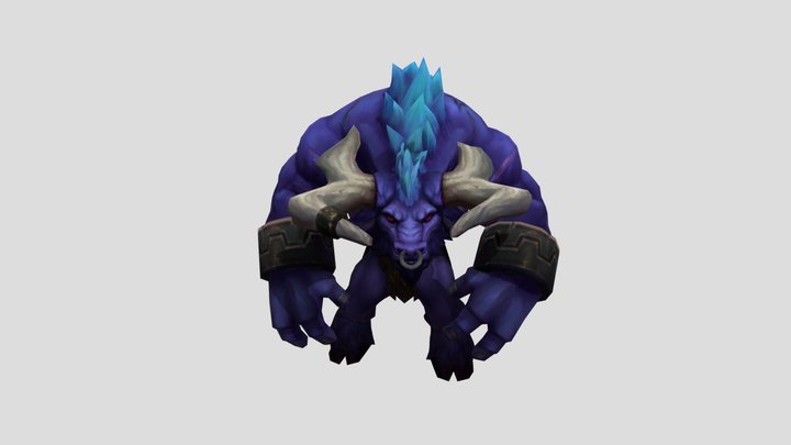 Alistar (Leage of Legends character) 3D Model