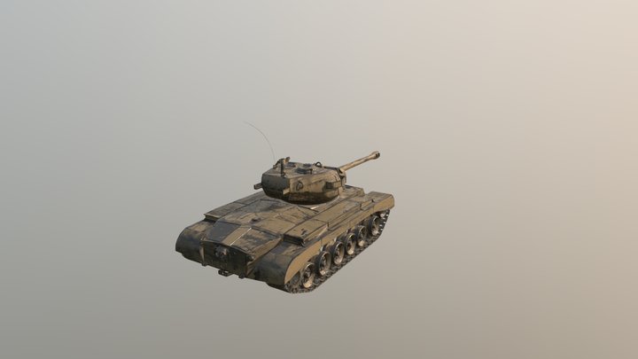 M26Pershing 3D Model