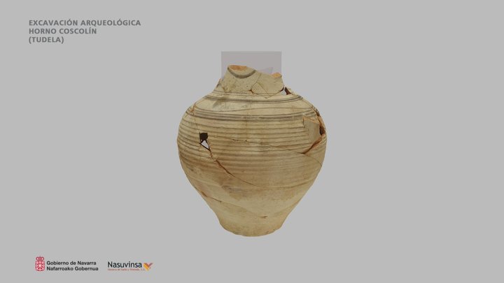 Jarra. Cerámica bajomedieval (S. XIII-XV) 3D Model
