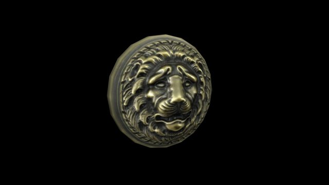 Pure Evil: Lion Emblem 3D Model