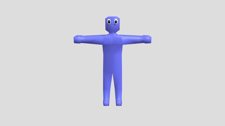 blue guy 3D Model