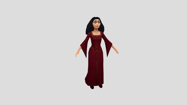 mother_gothel_tangled_disney_magic_kingdoms 3D Model