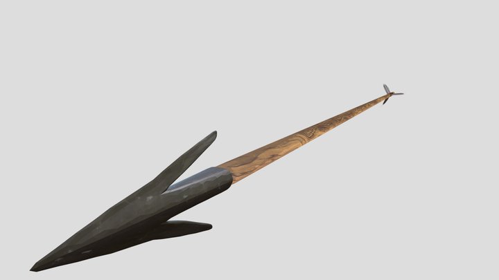 Medieval Arrow 3D Model