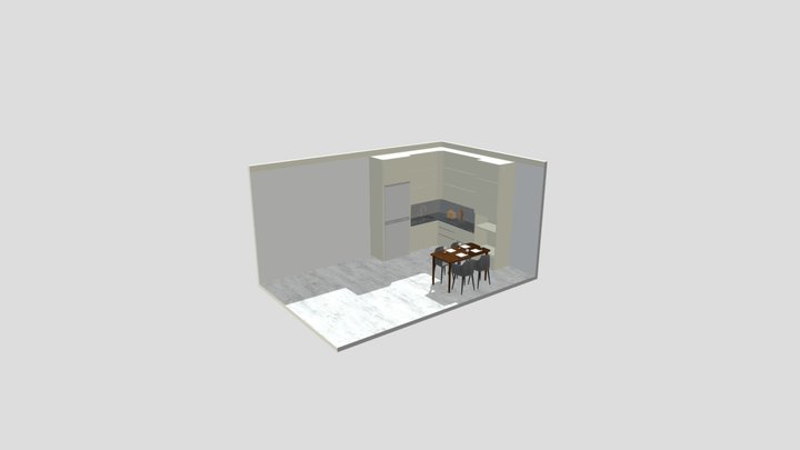 Canteen 3D Model