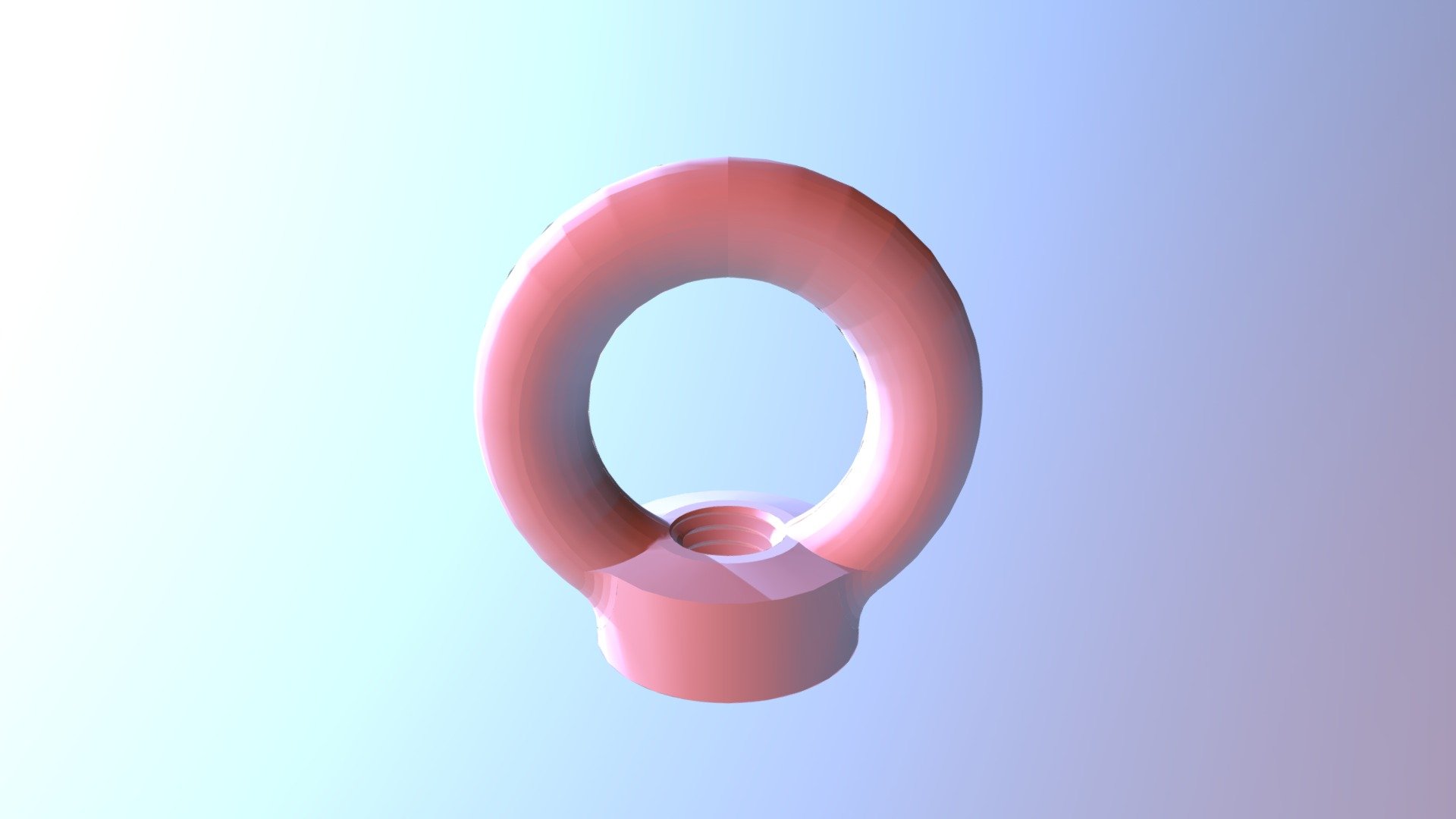 Din 582 - ROUND EYE NUT — Sketchfab embed 3D viewer