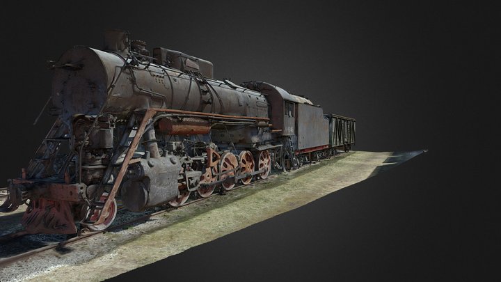 Haapsalu raudteejaam - Auruvedur L-1646 3D Model