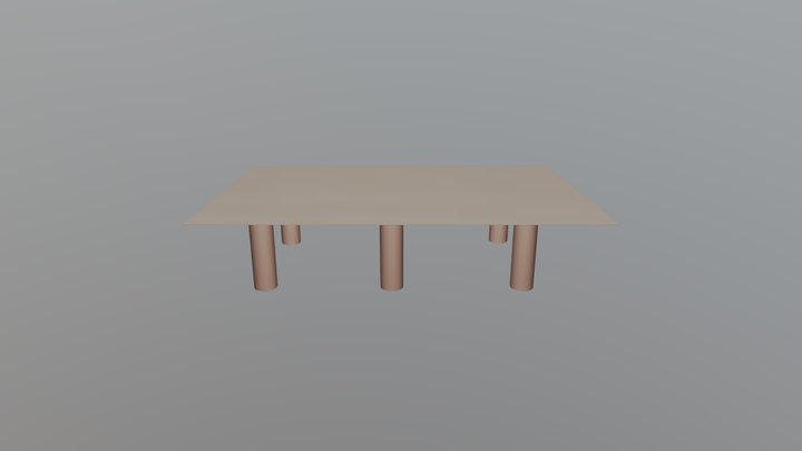 mesa de jantar 3D Model