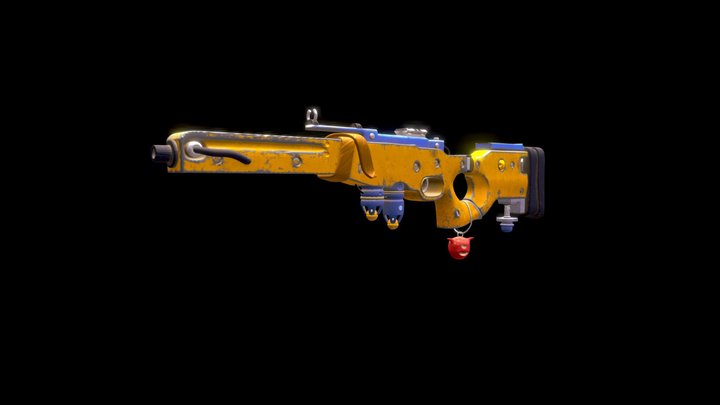 GUN 3D Model