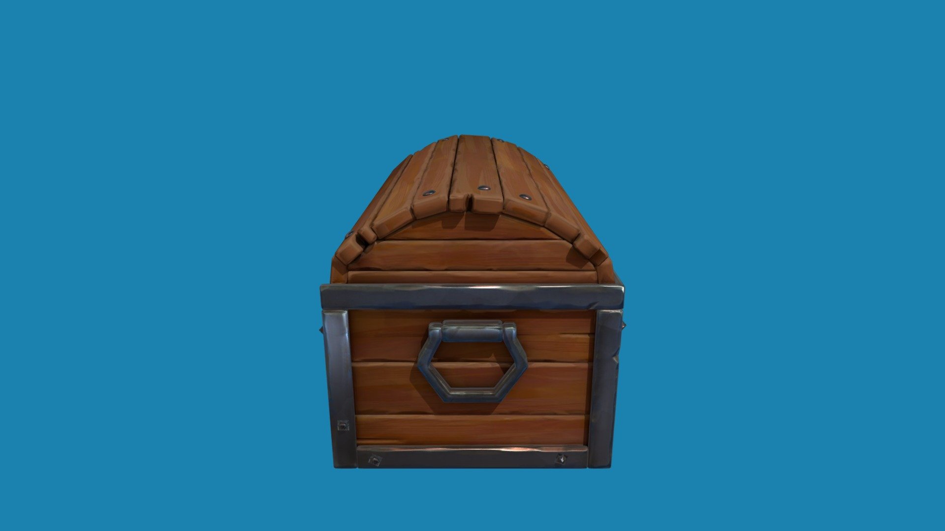 Stylized Chest — Sketchfab embed 3D viewer
