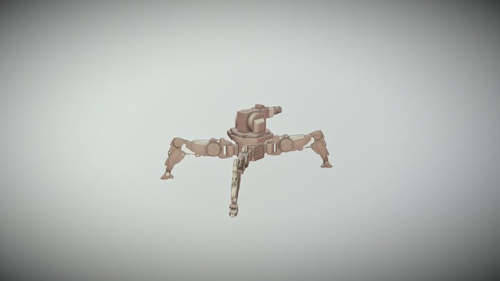 Sci fi Robot, new design 3D Model