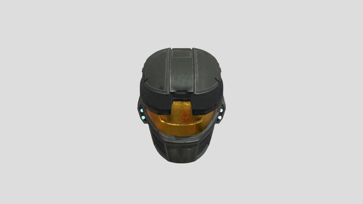 Halo Wars Mark IV Helmet 3D Model