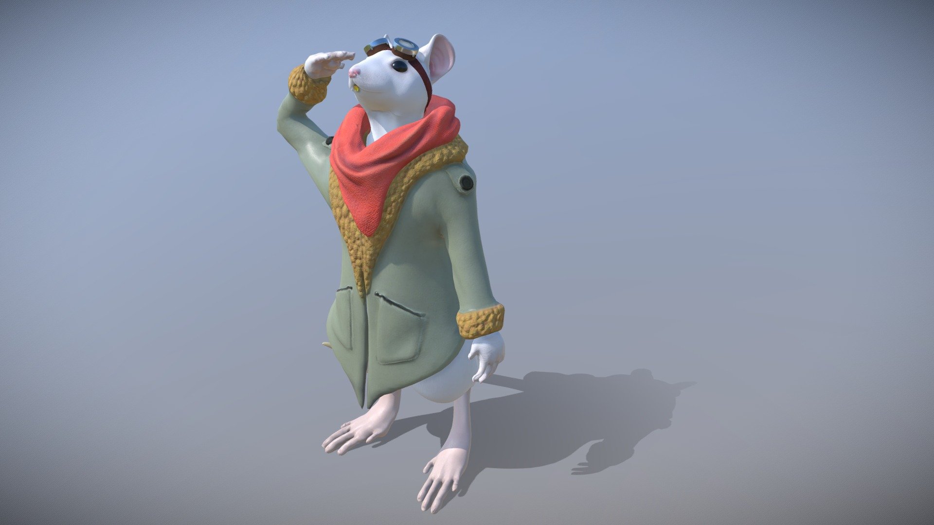 Rat Aviator - Download Free 3D model by Anna Reed (@anreed) [a2b7204 ...