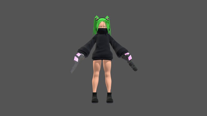 Rebbeca Behance 3D Model