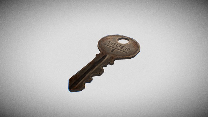 PSX Tower Key – Rusty Radio Tower Key – Modello 3D gratuito STL