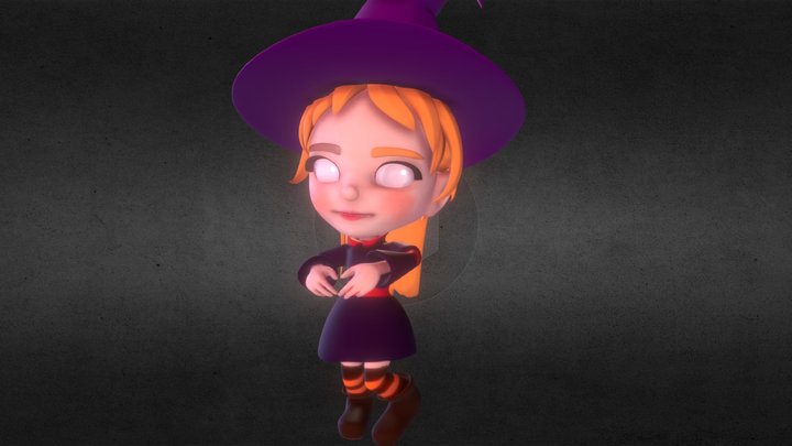 Magic-girl 3D Model