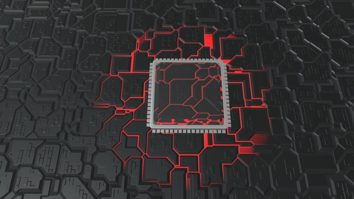 Overload processor 3D Model