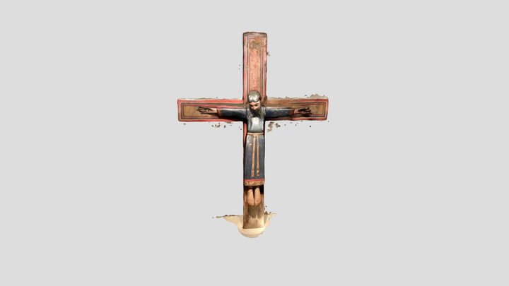 Crist Majestat de Santa Maria de Lluçà. MEV 3D Model