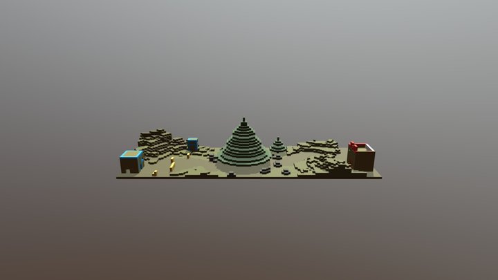Pinheiro Campo De Batalha 3D Model