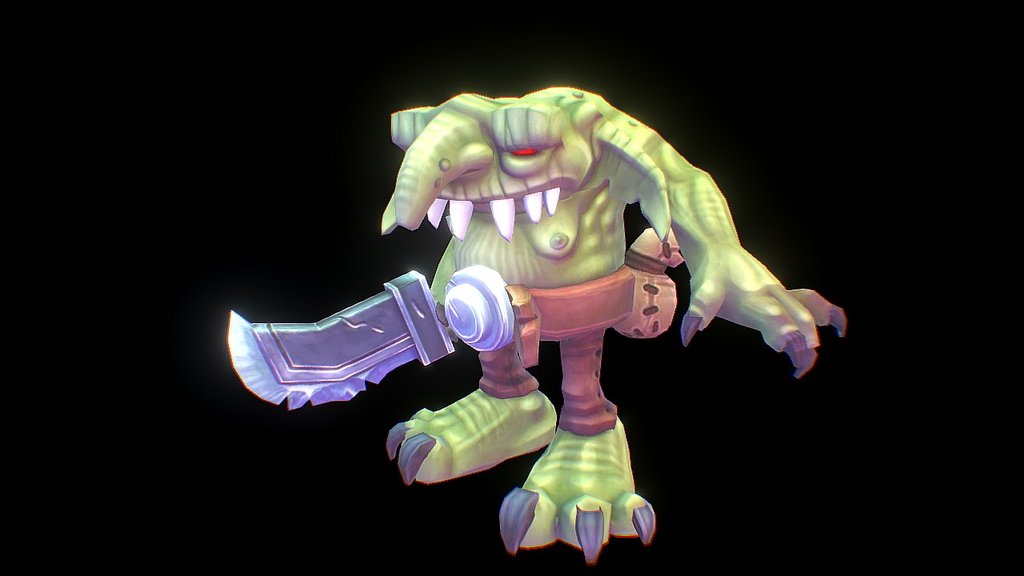 Goblin Bastard Download Free 3D model by Captain LowPoly