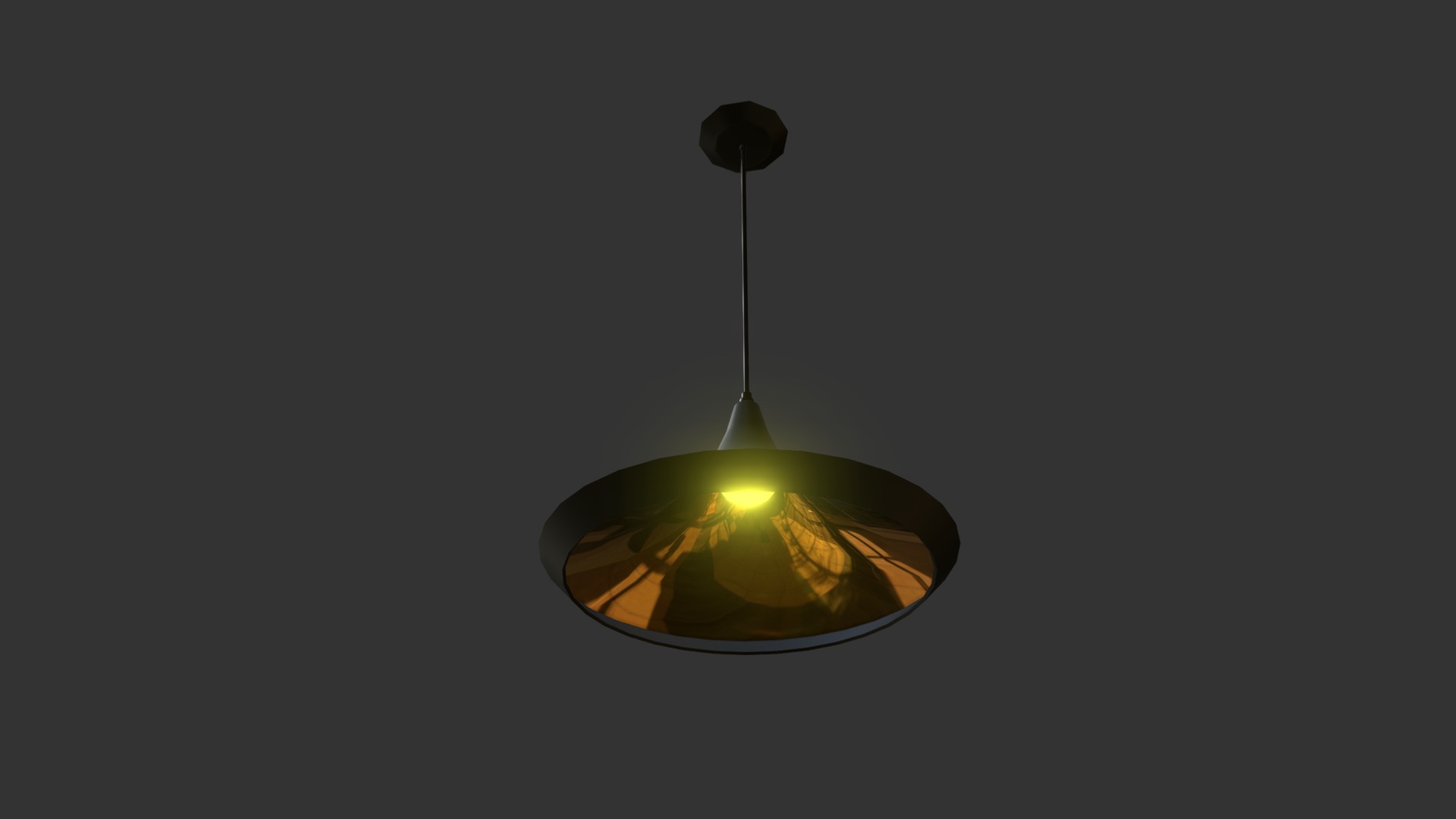 3D model HGPLD124 - This is a 3D model of the HGPLD124. The 3D model is about a light bulb with a flame.