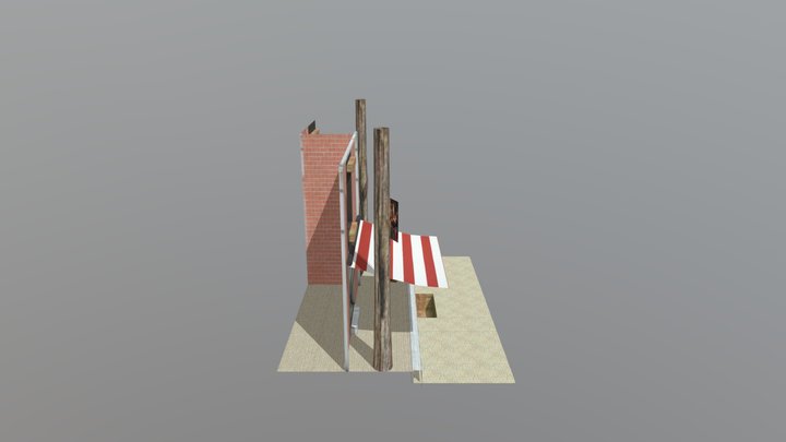 Texture Street 3D Model