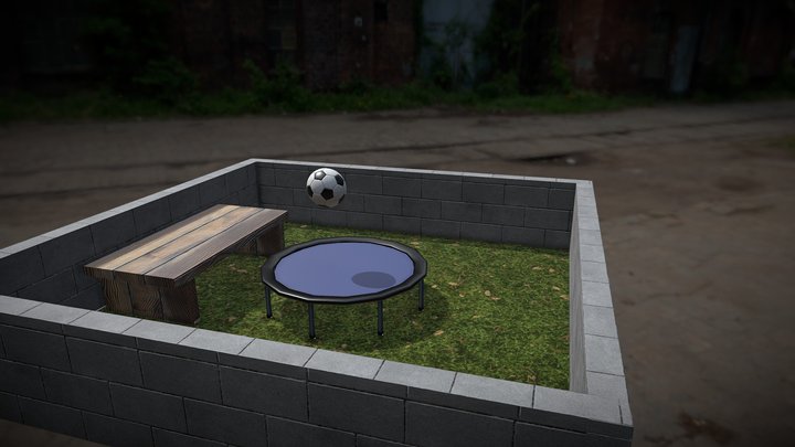 KNB127 Christian Staats Bouncing Ball 3D Model