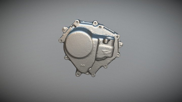 Automotive Gearbox Cover 3D Model